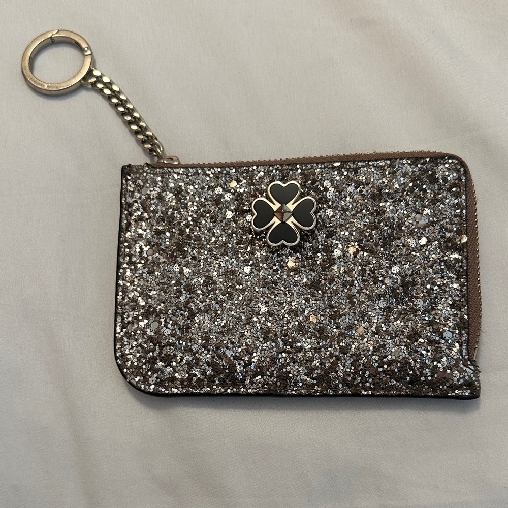 Kate Spade Silver Glitter Wallet